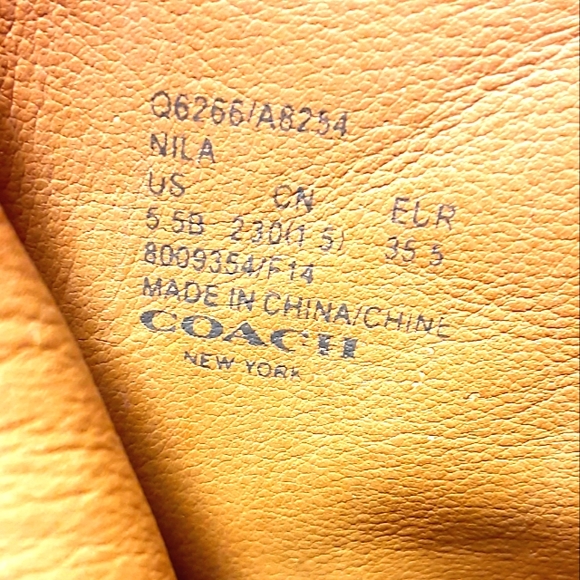 COACH Nila Brown Leather Ankle Booties - Picture 8 of 9